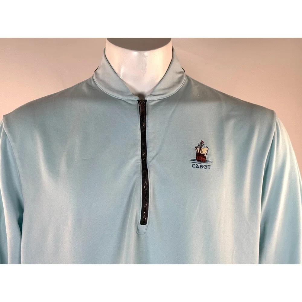 Greyson‎ 1/4 Zip Pullover Sweater Mens XL Long Sleeve Stretch Nylon Golf Jacket